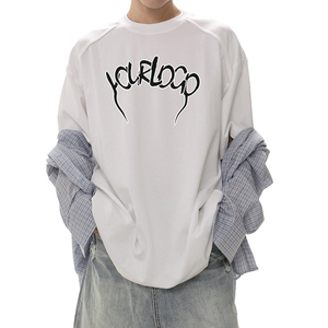 T-shirts pour hommes personnalisés en gros avec logo décontracté coupe ample et design surdimensionné imprimé personnalisé - Product Image 5