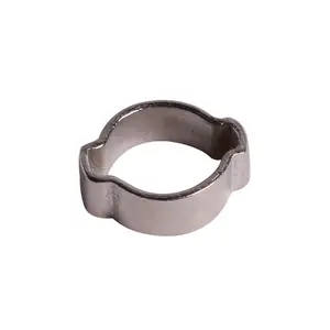 7-40mm Zinc Plated Double Ear Hose Clamps Or SS304 Double Ear Hose Clips