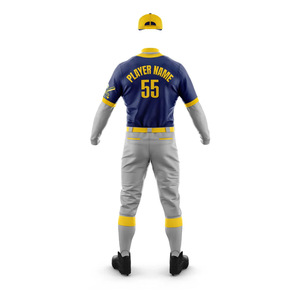 <b>Customized</b> Sublimation Button Baseball Jersey Mens Breathable Polyester <b>Uniform</b> Embroidery Print Blank <b>Softball</b> Jersey Sale - Product Image 3