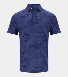 Fábrica de fabricación de polos Tie Dye material suave sostenible antiarrugas de secado rápido servicio OEM Tie Dye polos para hombres - Product Image 3