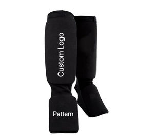 Service OEM de bonne qualité Protège-tibias de boxe Muay Thai Protège-tibias de boxe d'entraînement Kickboxing Arts martiaux - Product Image 1
