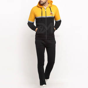 Survêtements d'hiver pour hommes de haute qualité, taille personnalisée, grande taille, couleur unie, coupe classique, pull-over 100% coton - Product Image 1