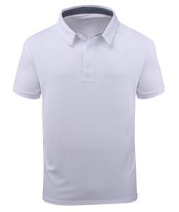 Polo informal de verano para hombre, Impresión de logotipo personalizado, tejido de poliéster y algodón, suministro al por mayor disponible - Product Image 2