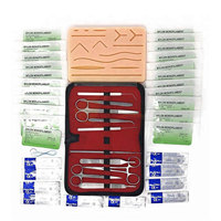 Kit de pratique de suture chirurgicale pour étudiants en médecine, en acier inoxydable, manuel, certifié CE Classe II, garantie 5 ans, Urgence MOL