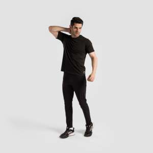 เสื้อยืดโอเวอร์ไซส์ All-Day Wear 2.0 สีดำ ผ้าเจอร์ซีย์คอตตอน 100% เนื้อหนา ลายพิมพ์สกรีน สำหรับทุกโอกาส - Product Image 4