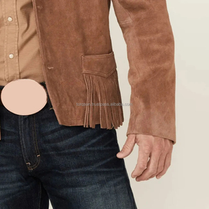 Nueva Chaqueta de Cuero Estilo Western para Hombre, Tejido de Lona Transpirable, Resistente al Viento, Invierno, Colores Personalizados - Product Image 6