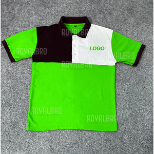 Manga corta de hombre con bordado de logotipo personalizado profesional para polos de algodón sólido - Product Image 3