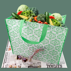 Grocery Carrying Shopping Customised Plain Tote Non Woven Bags with PP Webbing Handles for Exhibition Use - Product Image 4