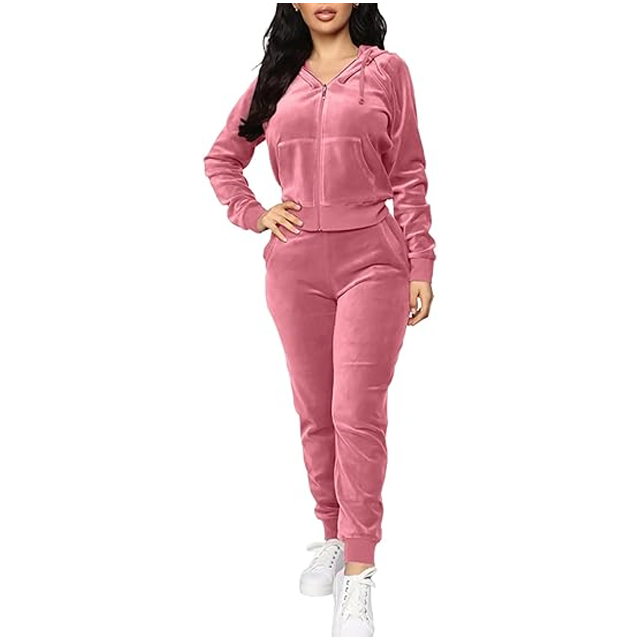 Velvet Tracksuit Women's Juicy Couture Sweatsuit Juicy