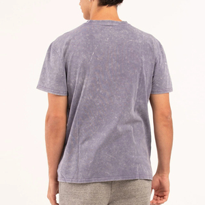 Latest Designs Hot Selling Men Acid Wash <b>T</b>-<b>Shirt</b> 100% Cotton Anti-Wrinkle Quick Dry Breathable Casual Wear <b>Gothic</b> Style Short - Product Image 2