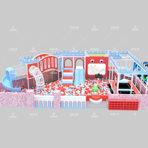 Aire de jeux intérieure Premium sur le thème <span class=keywords><strong>des</strong></span> bonbons, Château Ludique avec grande fosse à balles et <span class=keywords><strong>maison</strong></span> de jeu de rôle pour centre commercial - Product Image 3