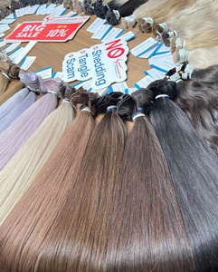 Extensiones de Cabello Humano Vietnamita Natural de Primera Calidad, Estilo de Trama Cosida a Mano, Precio al por Mayor de la Más Alta Calidad, Todos los Colores - Product Image 4