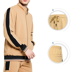 OEM logotipo personalizado entrenamiento gimnasio hombres chándales 2 piezas de alta calidad a granel Jogger hombres chándal para la venta hecho en Pakistán - Product Image 4