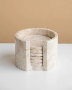 Sous-verres en bois et marbre écologiques avec logo personnalisé, ensemble de sous-verres en ardoise, sous-verres personnalisés, set de dessous-de-plat, accessoires de cuisine, porte-gobelets - Product Image 2