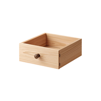Meuble de rangement moderne en bois écologique personnalisé avec tiroirs – Organisateur en bois massif pour cuisine, chambre, chaussures et aliments
