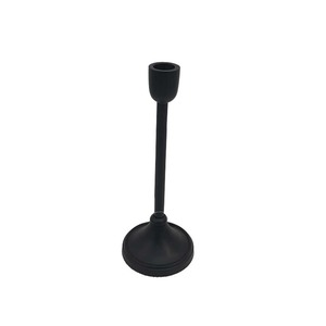 Juego de 2 velas cónicas de aluminio decorativas para fiestas de eventos, velas hechas a mano de alta calidad con revestimiento negro - Product Image 5