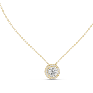 Collar con Colgante de Diamante CVD EF VVS-VS de 2.385 CT, Creado en Laboratorio, Disponible en Oro Rosa, Amarillo y Blanco de 18KT y 14KT, Lujoso y Fino - Product Image 1