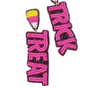 Pendientes de Cuentas Personalizados para Mujer, Joyería Festiva para Fiestas al Mejor Precio, Pendientes de Cuentas - Product Image 3