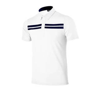 Polo informal de secado rápido para hombre, diseño de logotipo personalizado, equipo de trabajo, deportes, camiseta de golf hecha de algodón/Tela de punto de Bambú - Product Image 1