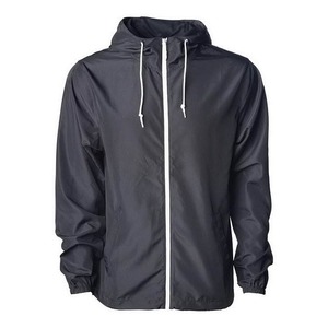 Men's Lightweight <b>Waterproof</b> Nylon Windbreaker <b>Jacket</b> Stand Collar Zipper Closure for Spring and <b>Winter</b> - Product Image 1