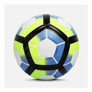 Balón de fútbol de cuero PU asequible tamaño 5 al por mayor entrenamiento a granel y partido de Fútbol cosido a máquina tamaño oficial duradero - Product Image 2