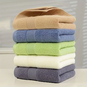 Serviettes en coton blanc écologique Jacquard antimicrobien hautement absorbant Hotel Spa Resort Bulk - Product Image 3