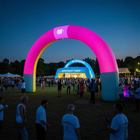 Arche gonflable de départ/arrivée pour marathon, course, festival de musique, décoration, arche d'entrée gonflable, arche gonflable pour extérieur
