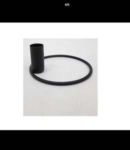 Wholesale Iron Home <b>Decorative</b> Luxury Matt Black Color Vintage Design Candle Stand for Table Top <b>Decoration</b> - Product Image 4