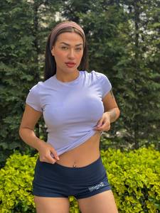OEM ODM Femmes Crop Tops Solide Active Wear Corps étreint Coupe ajustée Respirant Séchage rapide Été Hiver Coton Chemise/Blouse Fait - Product Image 3