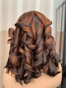 Bouncy Curl 100% Virgin Remy Hair Vietnam Transparent HD Frontal Double Noeuds Trame Unique Perruque Couleur Naturelle 1b - Product Image 3