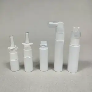 30ml white plastic packaging nasal spray bottle