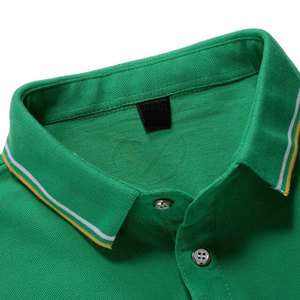 2025 nueva llegada hombres para Polo camiseta secado rápido 100% algodón diseño de punto de talla grande para hombres - Product Image 4