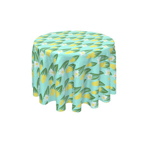 Exportador de calidad Nuevo diseño Rectángulo Personalizado Algodón Decoración Mantel a precio mayorista - Product Image 2