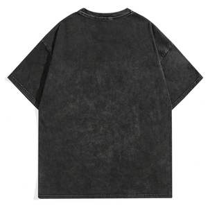 Camisetas de poliéster de algodón de calidad superior Loose Fit Drop Shoulder Secado rápido Cómodo Patrón sólido Último diseño Estilo formal - Product Image 2