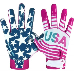 100% gants de Football américain de haute qualité conçoivent votre propre logo uniforme de Football américain imprimé personnalisé - Product Image 1