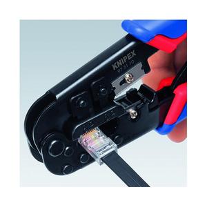 Knipex Western Plugs Burnished Crimping Pliers Multi-Component Grip Handles <b>Wire</b> Crimpers - Product Image 3