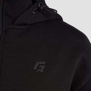 Sweat à capuche zippé noir automne Hyper Flex en tissu tricoté respirant pour l'entraînement - Product Image 6