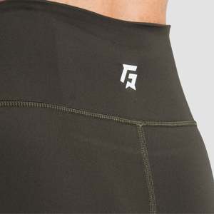 Leggings Deportivos con Diseño Estampado Strike Performance, Compresión, Casuales, Tejido Sin Costuras, Hechos con Spandex y Nailon, Color Oliva, Cintura para Gimnasio - Product Image 5