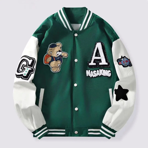 High Quality Letterman Varsity <b>Jackets</b> Wool Body Genuine Leather Sleeves Winter Wear <b>Smart</b> and Stylish <b>Men's</b> <b>Jacket</b> - Product Image 1