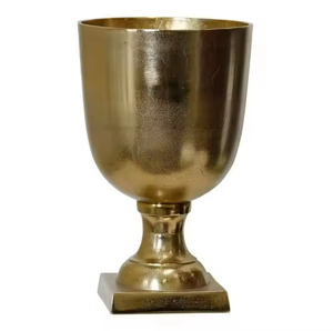 Macetas Elegantes y Modernas de Latón Macizo, Ecológicas, Ligeras, para Exteriores, con Asa, Macetas Duraderas para Decoración de Jardín y Hogar - Product Image 6