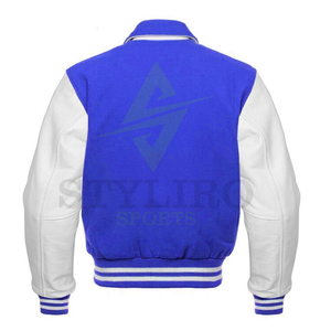 Wholesale Custom Men's High Street Style Varsity <b>Baseball</b> <b>Bomber</b> <b>Jacket</b> Winter Letterman <b>Jacket</b> - Product Image 6