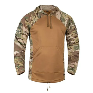 Chemise d'été légère à manches raglan avec tissu respirant et coupe extensible "SERPENS" - CAMO - Product Image 1