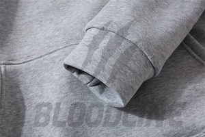 Sudadera con Capucha Blanca para Hombre, Corte Regular, Algodón Estampado, Estilo Casual para Otoño - Product Image 3