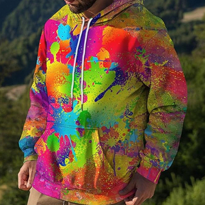 Sudadera con Capucha para Hombre, 400 g/m², Felpa, 100% Algodón, Talla Grande, Estilo Urbano, Invierno, Alta Calidad, Diseño Personalizado, ODM - Product Image 4