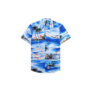 Camisas de Playa para Hombre, Diseño Personalizado, Tallas Grandes, Antiarrugas, Secado Rápido, Estampado Digital, Tejido Sólido, Algodón/Poliéster - Product Image 5