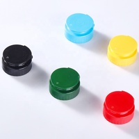 Offre Spéciale Capuchon supérieur rabattable noir 38mm Mayonnaise distribuant une voie anti-fuite 38-400 Capuchon supérieur rabattable avec valve