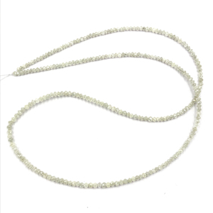 Venta al por mayor de joyería de lujo superventas collar de cuentas facetadas de diamantes blancos naturales para colecciones con estilo - Product Image 4