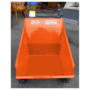 Minidumper de orugas para transporte de materiales, motorizado, fácil de operar, 5 años de garantía, colores rojo/negro/plateado/blanco - Product Image 2