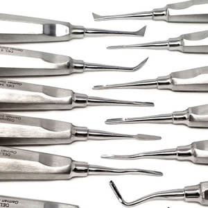 Ensemble de 15 ascenseurs et instruments d'extraction dentaires allemands en acier inoxydable de haute qualité, source d'alimentation manuelle et machinerie - Product Image 2