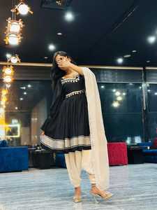 Hecho a mano A-Line Tribal Vintage Modest Floor-Length Afghan Kuchi Dress para mujeres con patrón de bordado plisado de alta calidad - Product Image 6